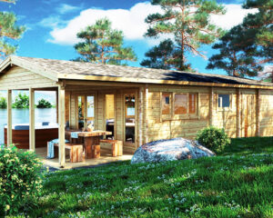 Holiday A “The Lake House” - Sommerhus med terrasse 58 M2 92 MM 13 X 6 M