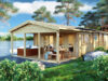 Holiday A “The Lake House” - Sommerhus med terrasse 58 M2 92 MM 13 X 6 M