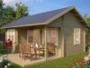 Moderne Træhytte / 30 M2 / 70 MM / 6 X 5 M (malet)
