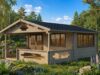 Armin – Moderne Træhytte Med Veranda / 19 M2 / 70 MM / 5,3 X 6,7 M | G0019 Moderne Træhytte Med Veranda / 19 M2 / 70 MM / 5,3 X 6,7 M (malet)