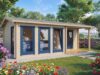 Træhytte / 22 M2 / 7 X 4 M / 70 MM (malet)