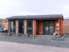 Træhytte / 22 M2 / 7 X 4 M / 70 MM (malet)