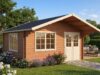 Karmen – Moderne Træhytte / 18 M2 / 44 MM / 5 X 4,1 M | G0085 Moderne Træhytte / 18 M2 / 44 MM / 5 X 4,1 M (malet)