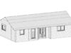 Dune – Træhytte med 2 Værelser / 70 M2 / 70 MM / 12 X 6 M | G0226
