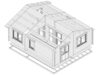 Ireland – Træhytte Med 2 Værelser / 43 M2 / 70 MM / 6 X 7 M | G0209 Træhytte Med 2 Værelser / 43 M2 / 70 MM / 6 X 7 M