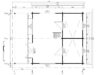 Stockholm A – Træhytte Med Lille Hems / 26 M2 / 58 MM / 5,3 X 5,3 M | G0003 Træhytte Med Lille Hems / 26 M2 / 58 MM / 5,3 X 5,3 M