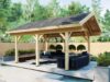 Stor Havepavillon I Træ Henley Stor Havepavillon I Træ Henley