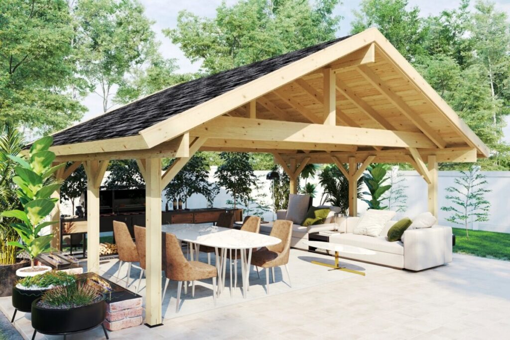 Stor Havepavillon I Træ Henley XL