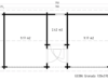 Granada - Træhytte med to værelser 22 M2 / 7 X 3 M / 70MM / G0386 - 8