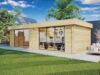 Stort moderne havehus “Rebeka” 29 m² | 8 × 4 m | 70 mm