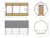 Sauna Tønde L Standard 4 x 2 m / TG001 - 10