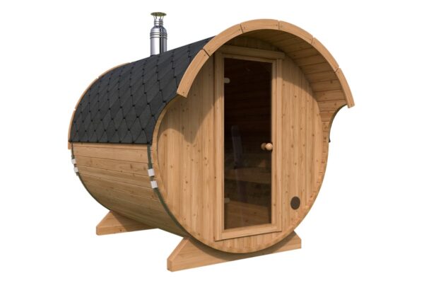 Sauna Tønde S Med Baldakin 2X3 M / TG014 - 1