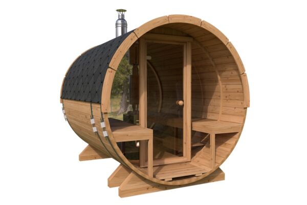 Sauna Tønde S Med Teresse 2X3 M / TG015 - 8