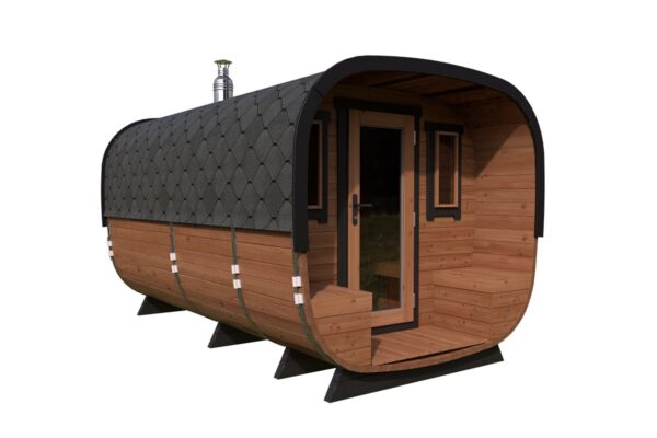 Sauna Tønde Firkant Deluxe 4X2 M / TG008 - 1