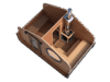 Havesauna Med Forrum Everest Mini 4x2 M / TG023-13