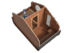 Havesauna Med Forrum Everest Mini 4x2 M / TG023-5