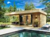 Luna - Moderne Træhytte Med Veranda 12 M2 / 7 X 5 M / 70 MM / G0399-02