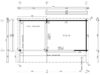 Luna - Moderne Træhytte Med Veranda 12 M2 / 7 X 5 M / 70 MM / G0399-05