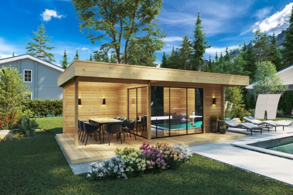 Moderne sommerhus med terrasse "Luna" | G0399