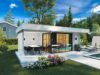 Moderne sommerhus med terrasse 