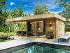 Moderne sommerhus med terrasse 