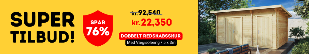 Dobbelt Redskabsskur