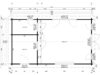 Stefan 5 - Træhytte Med Hems / 33 M2 / 8 X 5 M / 70 MM